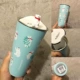 Корейский рождественский медведь из нержавеющей стали чашка настольного стола