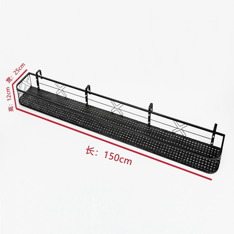 Giá treo hoa ban công giá để đồ bằng sắt rèn treo lan can lan can củ cải xanh mọng nước chậu hoa giá treo bệ cửa sổ giá hoa giá sắt treo chậu hoa 