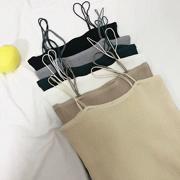 Ulzzang vest cô gái đáy Hàn Quốc phiên bản của nhỏ tươi sinh viên đơn giản thời trang hoang dã dây đeo ngắn top