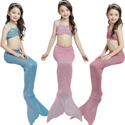 Quần áo nàng tiên cá áo tắm trẻ em đuôi cá công chúa váy bé gái váy trẻ em tiểu học bãi biển mùa xuân nóng - Đồ bơi trẻ em