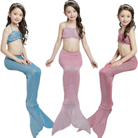 Quần áo nàng tiên cá áo tắm trẻ em đuôi cá công chúa váy bé gái váy trẻ em tiểu học bãi biển mùa xuân nóng - Đồ bơi trẻ em bộ đồ bơi xẻ cho bé gái