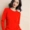 Mùa xuân và mùa thu thấp cổ áo len nữ đoạn ngắn cashmere áo len Hàn Quốc phiên bản của lỏng hoang dã cổ tròn len áo len áo khoác len cho phụ nữ trung niên