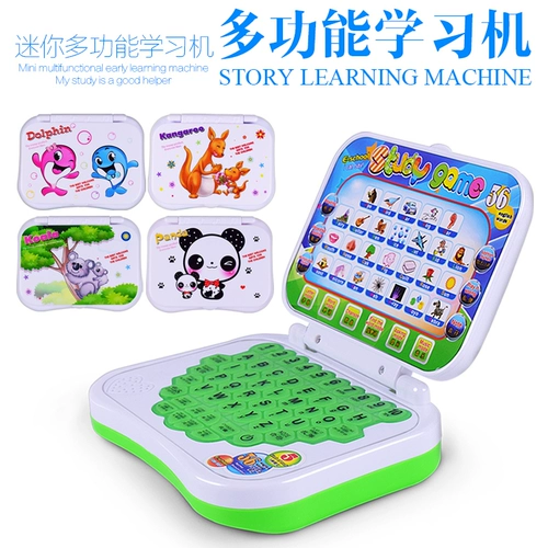 Обучающая машина, маленькая читающая машина, ноутбук, музыкальная игрушка, английский, раннее развитие, 2-6 лет