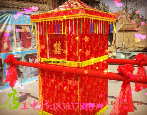 Цветочный седан Свадебный реквизит китайский свадебные принадлежности одно верхняя дуга верхняя дуга складывание большого цветочного седана свадьба приветствует семена седана
