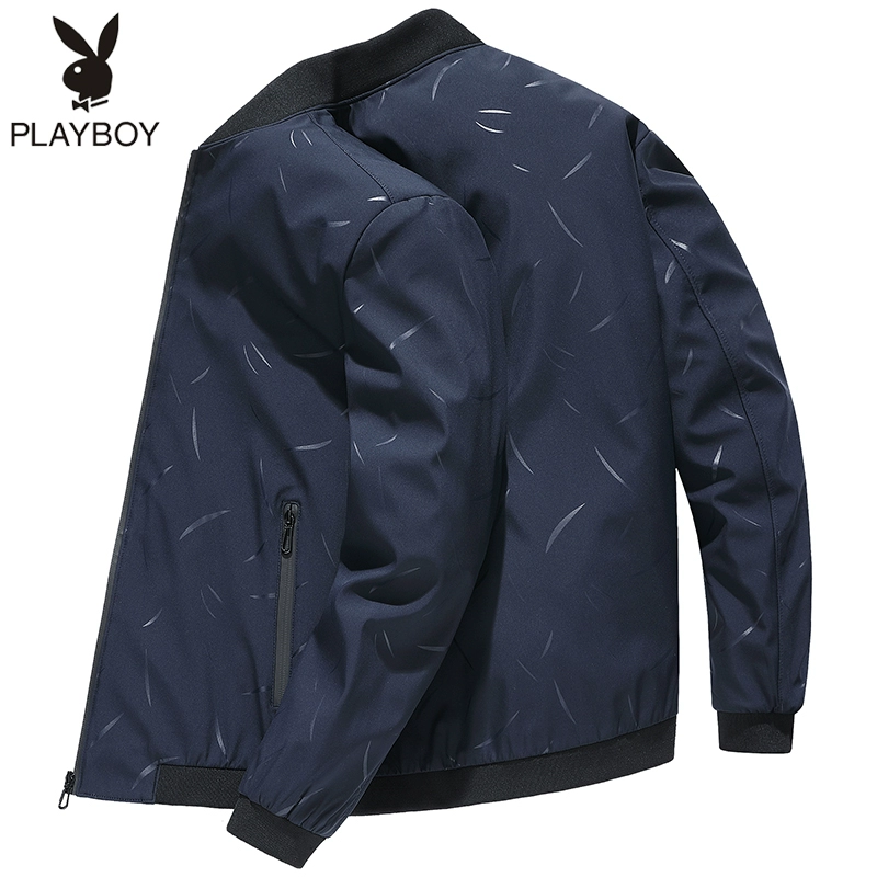 Áo khoác mùa xuân Playboy nam 2020 mới mùa xuân và mùa thu mỏng hàng đầu áo khoác đồng phục bóng chày nam - Cực lớn