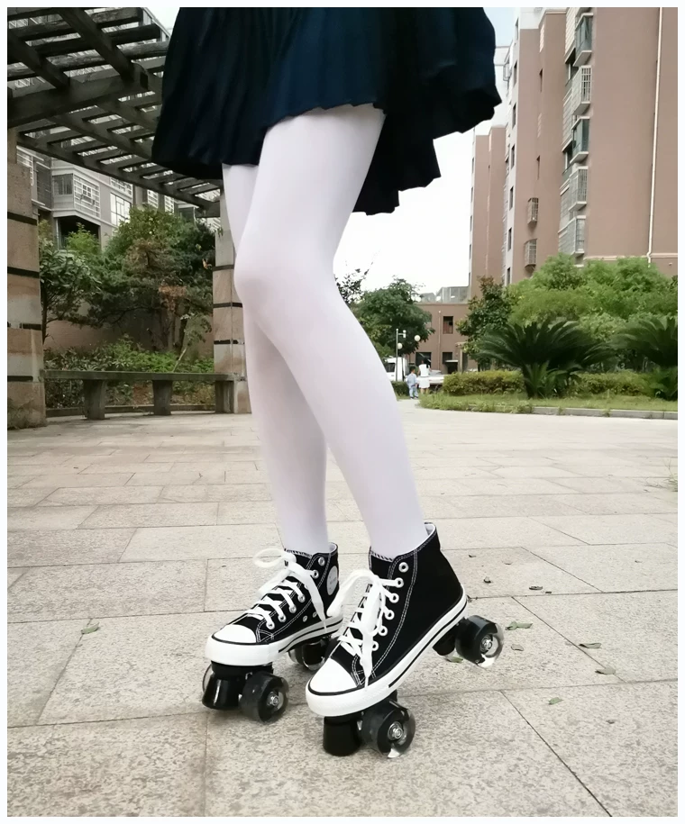 Flashing polyurethane skates, light-up wheels, multiple sizes (EU 30–44)