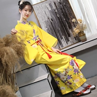 Очистите позицию!Японская традиционная женская кимоно Формальная одежда Улучшенная Кимоно Фотография Кимоно