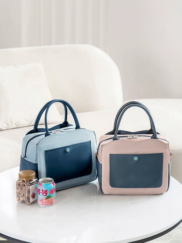 Ланч-бокс, вместительная и большая японская модная сумка для школьников, термос, увеличенная толщина