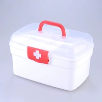 Получение домашнего хранения пластиковая таблетки для домашней медицины коробки для домашней медицины могут быть настроены для печати логотипа