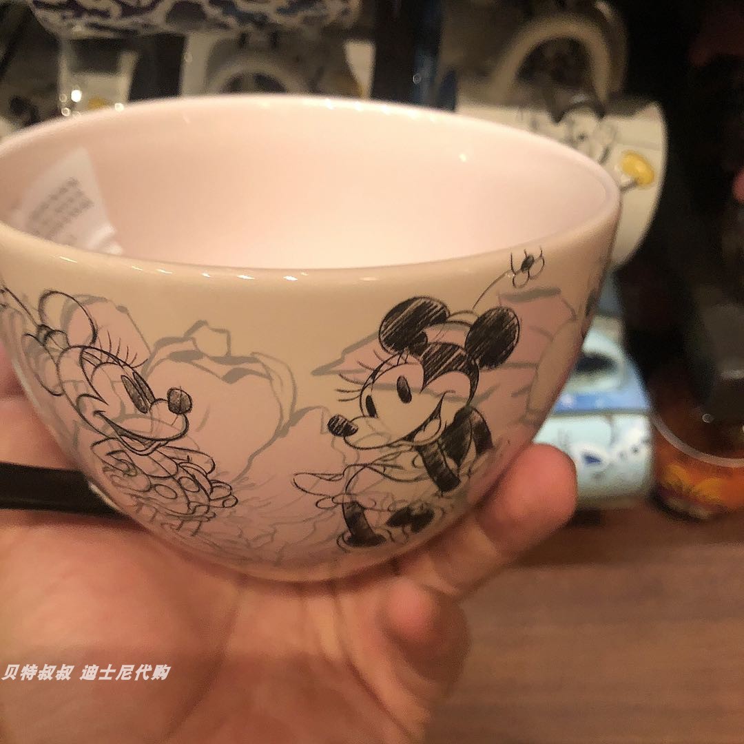 Minnie's PaintingShanghai Disney Purchasing agent Mickey Minnie Aisha Vigny Donald Duck Steve lovers ceramics Mug Water cup