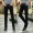 Mùa hè mỏng stretch nam jeans nam casual slim feet quần Hàn Quốc phiên bản của xu hướng của đen thẳng quần dài