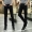 Mùa hè mỏng stretch nam jeans nam casual slim feet quần Hàn Quốc phiên bản của xu hướng của đen thẳng quần dài shop quần áo nam