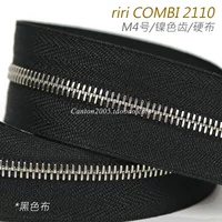 Подлинный швейцарский riri Zipper M4 металлическая молния на молнии.
