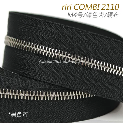 Подлинный швейцарский riri Zipper M4 металлическая молния на молнии.