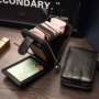 Lớp đầu tiên của giấy phép lái xe bằng da Bao da nam thẻ ví ví một khóa kéo chứng chỉ gói da sổ bằng lái xe nữ ví đựng tiền