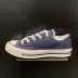 Converse Converse 1970S Samsung tiêu chuẩn đôi giày cao gót màu xanh nửa đêm màu xanh cao và thấp 164947 164945 - Plimsolls giày thể thao nữ giá rẻ Plimsolls