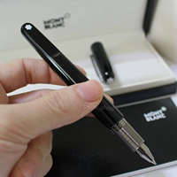 Вспоминая серия Montblanc M Черная смола магнитная ручка с платиновыми ручками 117148