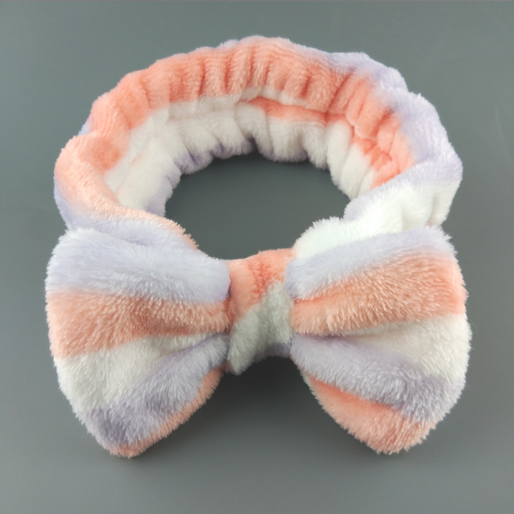 Purplish RedInternet celebrity Xian Lian Headband lovely cosmetology Scarf hair hoop Make up Headgear Hair band female wash one 's face use Of Headband