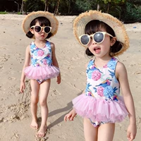 Mùa hè bé Hàn Quốc phiên bản đồ bơi đại dương bé gái bikini 1-3 tuổi kiểu váy liền thân dễ thương áo tắm công chúa 2 - Áo liền quần quan ao tre em