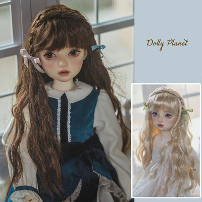 taobao agent 【Dollyplanet】Xiaobu/BJD/SD Wigs of Wig Skin/long curly hair QQ-88