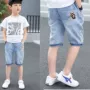 Quần áo trẻ em trai 5 quần ngắn 2019 mùa hè mới quần jean trẻ em quần rộng phiên bản Hàn Quốc của thủy triều - Quần jean quần jean lửng trẻ em