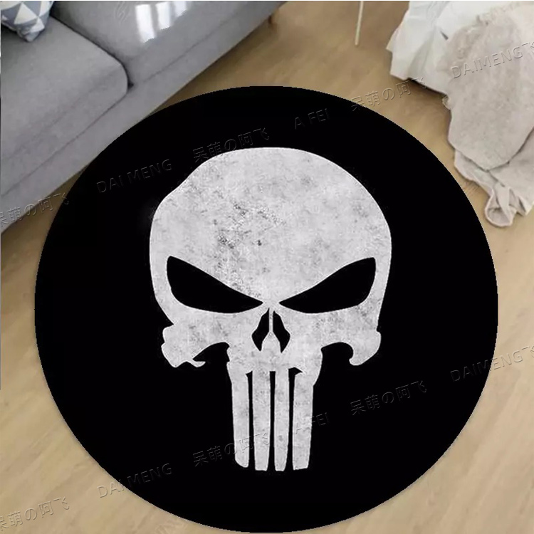 Chaohuo Shop 16originality Chaopai circular lovely Cartoon carpet a living room tea table hanging basket Computer chair room bedroom Earth mat customized