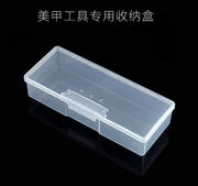 Nail hộp công cụ xà gồ móng tay hộp lưu trữ móng tay cửa hàng cung cấp hộp lưu trữ nhỏ hộp lưu trữ hộp nhựa hình chữ nhật hộp