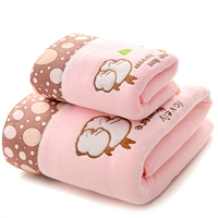 Розовый милый кролик для баня полотенца 1+полотенце 1