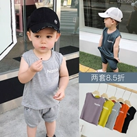 Chen Chen Ma bé quần áo trẻ em phương thức cậu bé mùa hè vest phù hợp với hoang dã một tuổi bé quần short hai mảnh shop trẻ em