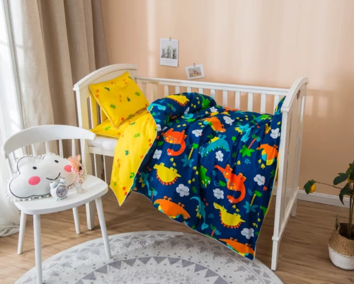 Демисезонное одеяло для детского сада, детский хлопковый комплект, 3 предмета