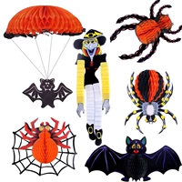 Trang trí Halloween Cảnh Bar Ghost Witch Spider Charm Treo Pumpkin Paper Lantern - Sản phẩm Đảng / Magic / Hiệu suất 	phụ kiện make up hoá trang