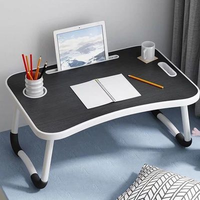 床上书桌笔记本电脑桌学生宿舍神器学习桌子卧室写字桌小桌可折叠