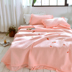 Màu rắn rửa bông giường bao gồm ba mảnh Hàn Quốc giường bao gồm duy nhất mảnh chần bông tấm người đàn ông quilt giường bìa Trải giường