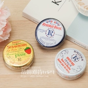 Chính hãng Rosebud salve Rose Strawberry Mint Cream Lip Balm 22g dưỡng ẩm giữ ẩm ngăn ngừa nứt nẻ - Son môi