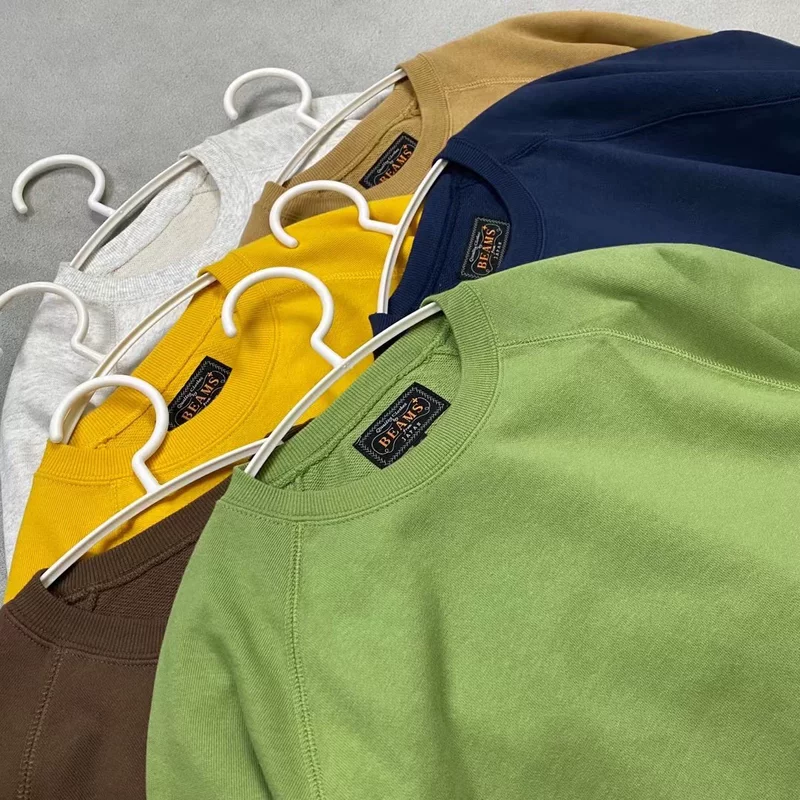 SHORT SLEEVE CUT OFF SWEATSHIRT 水洗毛边圆领短袖 质感好 舒适