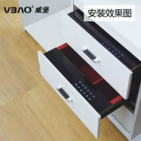 Vbao ​​Ferborg Pingsprint Ящик против stafe Safe Smart Smart Touch Scence Password Lock Office Office Office Invisible Safe