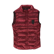 Thể thao nam mùa thu và mùa đông đứng cổ áo vest độn bông vest vest nam ấm không tay áo khoác 2107
