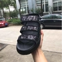 Dép xăng đan chính hãng Li Ning Giày nam 2018 Thời trang thể thao Velcro Trend Sandals Giày đi biển AGUN009 - Dép thể thao dép tông