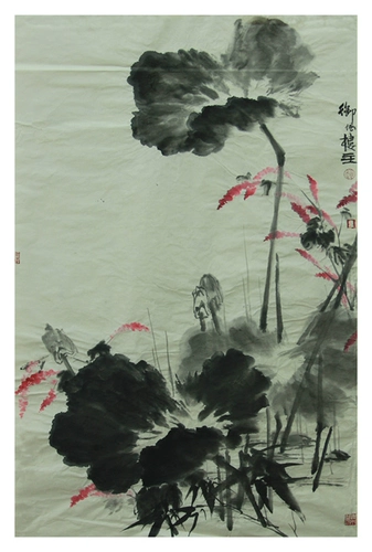 Китайская живопись Цветок и Birds Ink Lotus 2015 Shop Perfeer Рекомендовал новые продукты в течение ограниченного времени