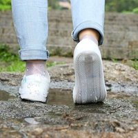 Силикагелевые нескользящие бахилы подходит для мужчин и женщин, износостойкие детские носки, сапоги, увеличенная толщина