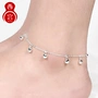 Vòng chân bạc nữ 925 sterling bạc may mắn dễ thương có một âm thanh ngọt ngào phiên bản Hàn Quốc của món quà sinh nhật 7 điểm trang sức - Vòng chân vòng chân phong cách tây âu