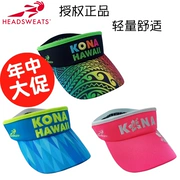 Được ủy quyền chính hãng Hoa Kỳ Headsweats mồ hôi cap rỗng top hat bóng râm marathon chạy sắt ba thể thao khô nhanh