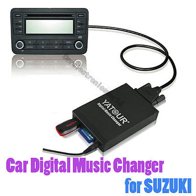 CAR DIGITAL CD CHANGERADAPTER MP3 MUSIC FOR SUZUKI & CLARION