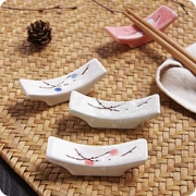 Yousiju phong cách Nhật mận đũa đũa gốm đũa đũa đũa sáng tạo nhà bếp đũa kéo đũa bộ đồ ăn giá đũa - Đồ ăn tối