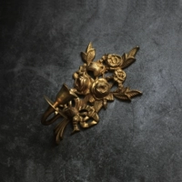 Стена -Связанная бронзовая свеча -товарища Vintage Nordic Retro в американском стиле китайский стиль домашний романтический цветок свадьба
