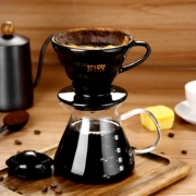 珀 致 BEMYZONE tay nồi cà phê đặt miệng tốt nồi nhỏ giọt lọc gốm cốc cà phê thiết bị gia dụng