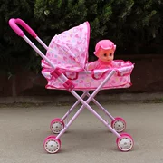 Trẻ em đồ chơi xe đẩy búp bê cô gái cô gái chơi nhà đồ chơi xe đẩy đồ chơi xe đẩy em bé