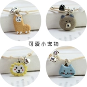 "Pet nhỏ dễ thương" Handmade Sen Cartoon Braid Bracelet Nữ Bell Vòng đeo tay bằng gốm đơn giản Phụ kiện gốm