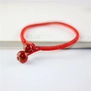 Dệt tay năm nay dây đeo vòng tay gốm đỏ trang sức thủ công để gửi cho bạn gái vài món quà sinh nhật