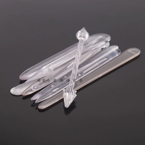 Резной скульптурирующий фондан, прозрачный комплект, мультяшная скульптурирующая глина, набор инструментов, 9 шт